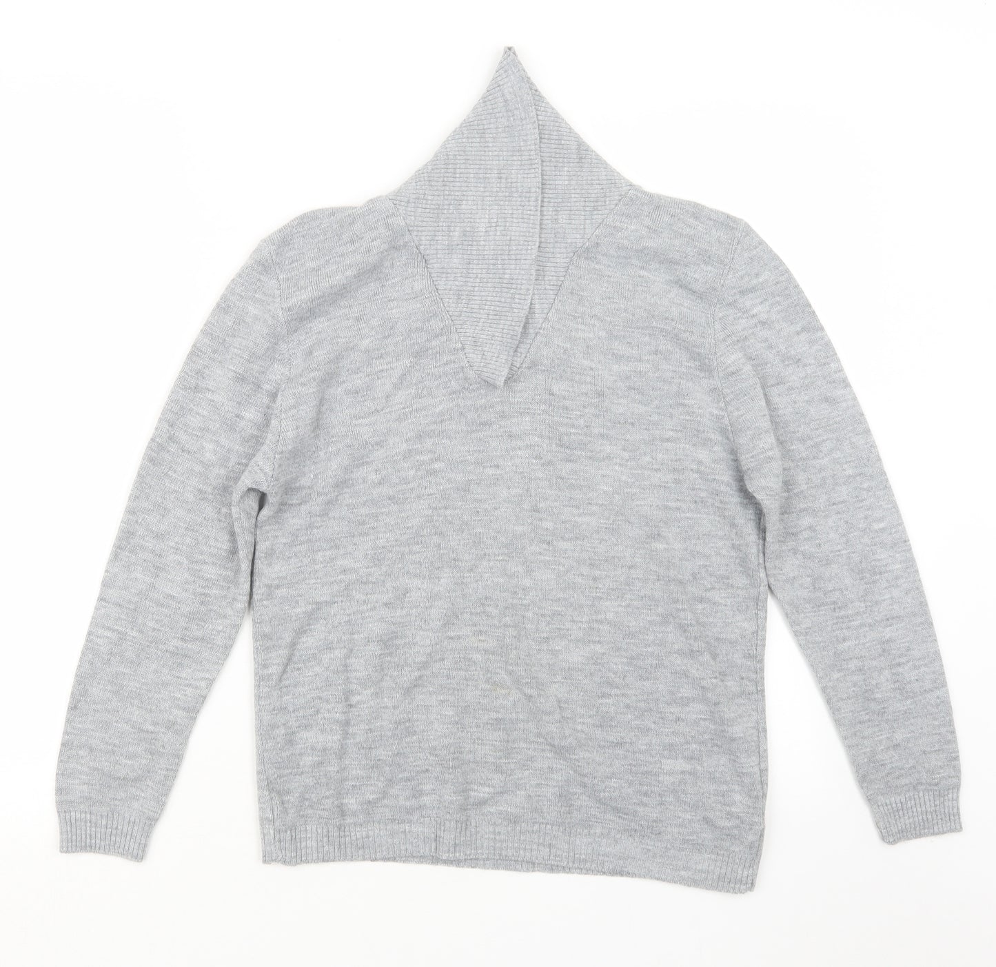 FABRIZIO  Womens Grey  Knit Pullover Jumper Size XL
