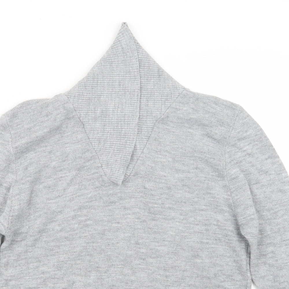 FABRIZIO  Womens Grey  Knit Pullover Jumper Size XL