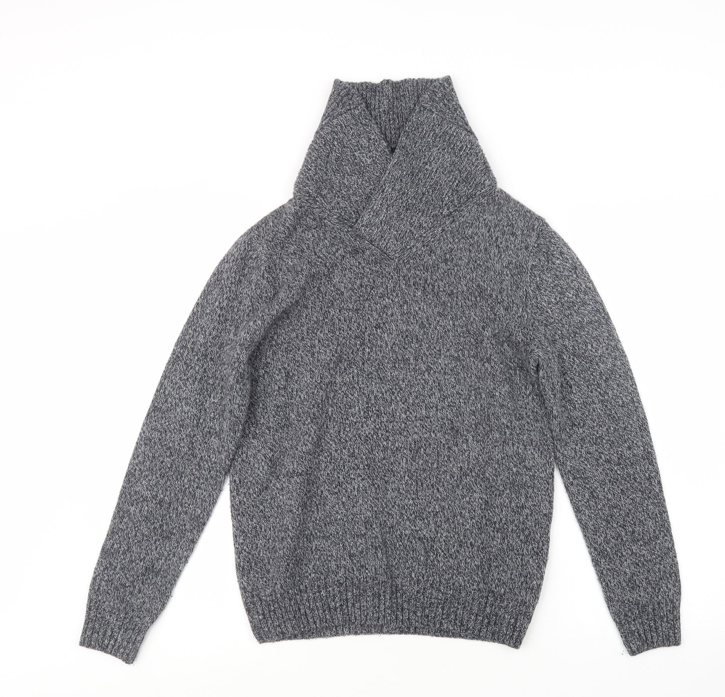 River Island Mens Blue  Knit Pullover Jumper Size XS