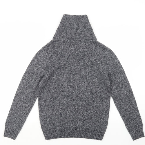 River Island Mens Blue  Knit Pullover Jumper Size XS