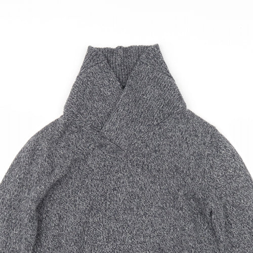 River Island Mens Blue  Knit Pullover Jumper Size XS