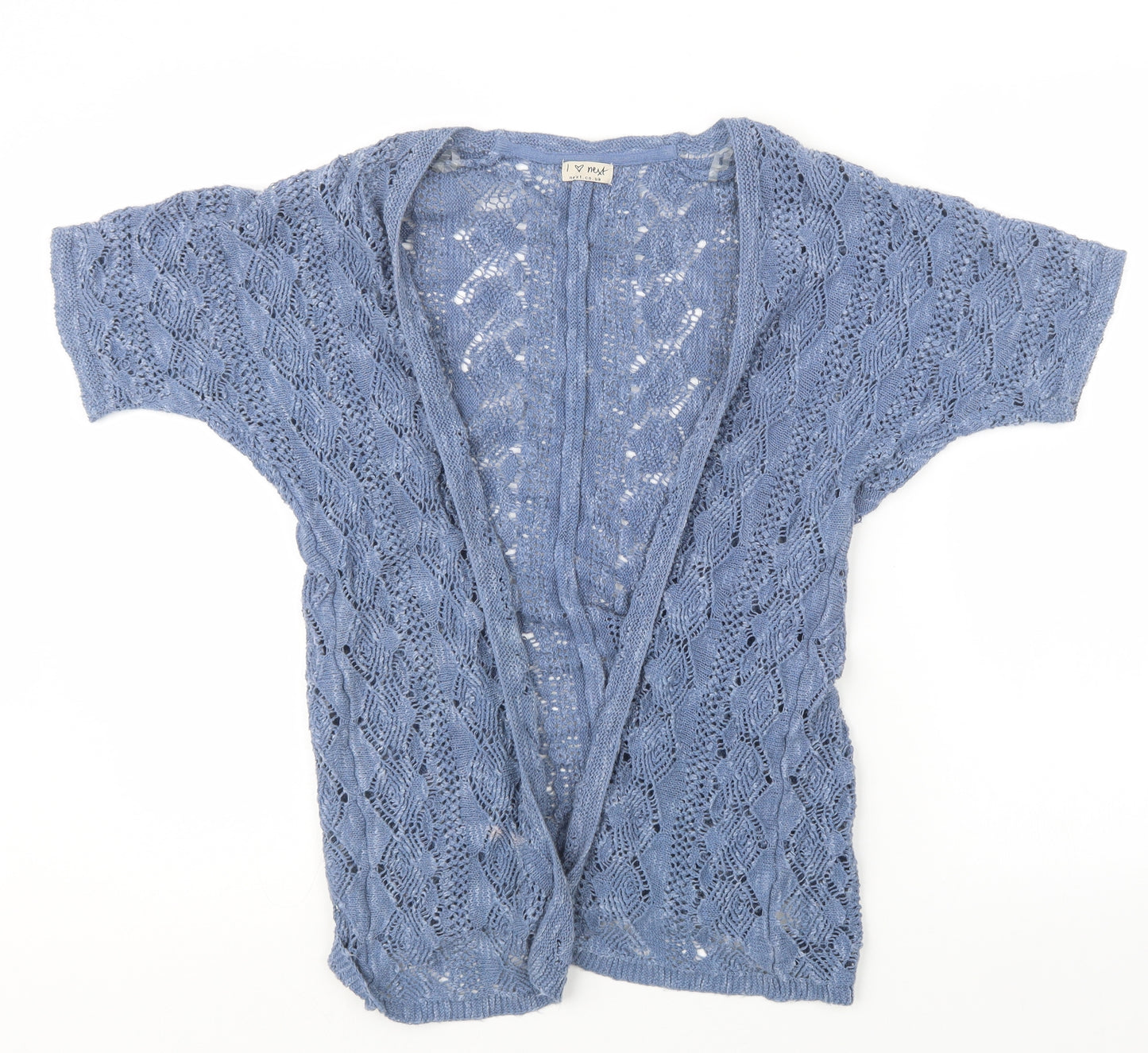 NEXT Girls Blue  Knit Cardigan Jumper Size 9-10 Years