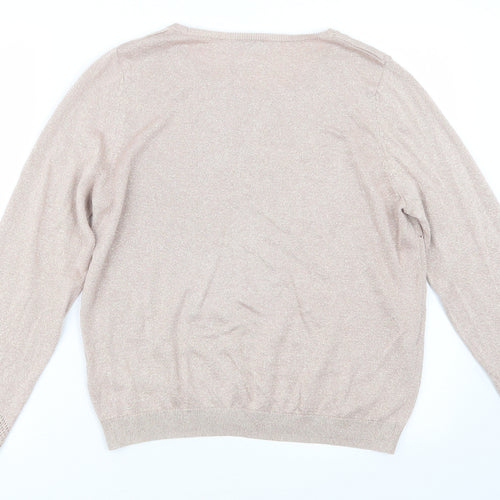 Marks and Spencer Womens Pink   Pullover Jumper Size 16