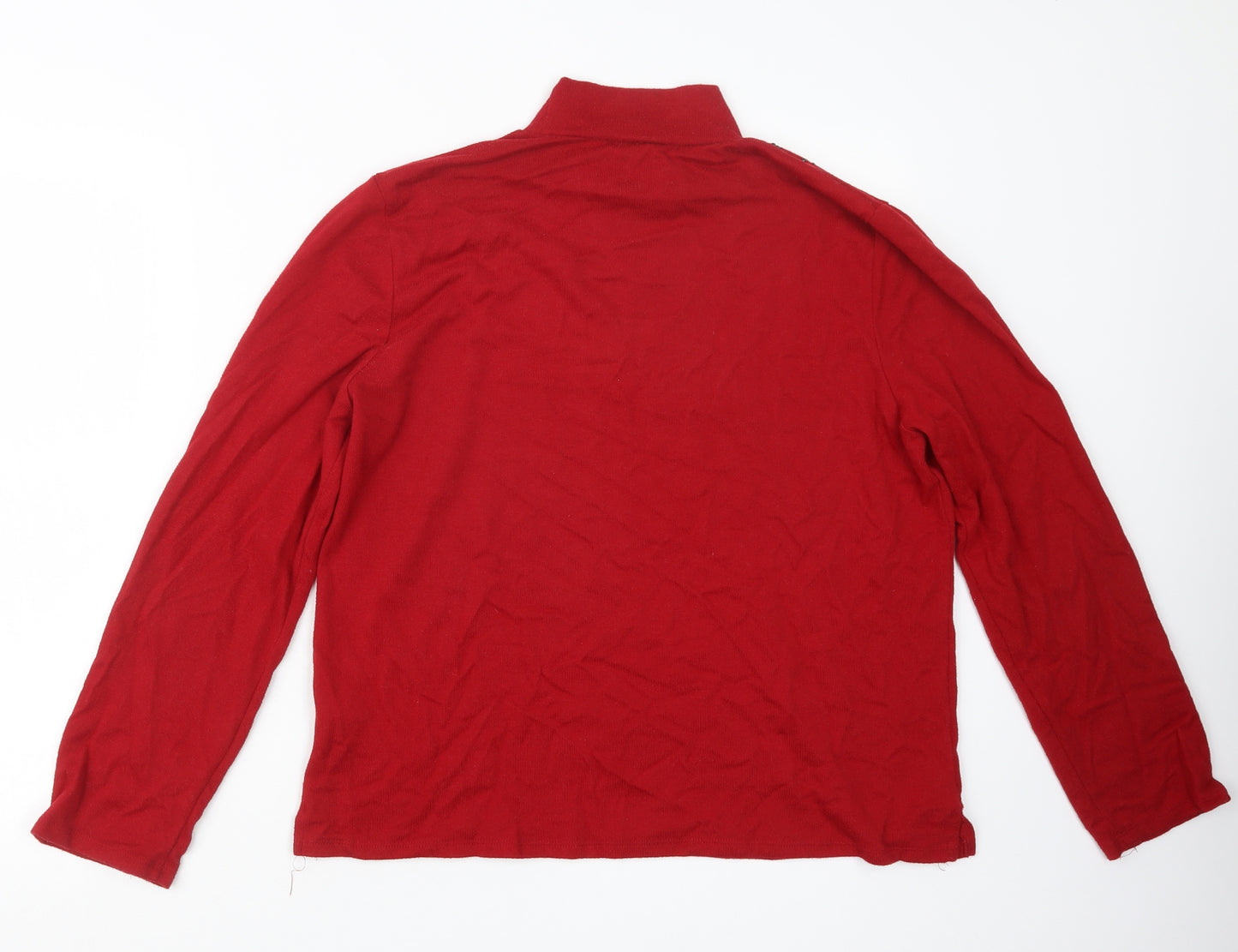 TIGI Womens Red   Pullover Jumper Size 18