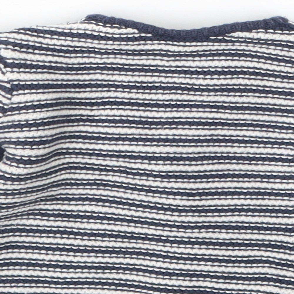 Marks and Spencer Boys Blue  Knit Cardigan Jumper Size 6-9 Months
