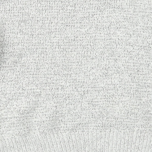 Topshop Womens Grey  Knit Pullover Jumper Size S
