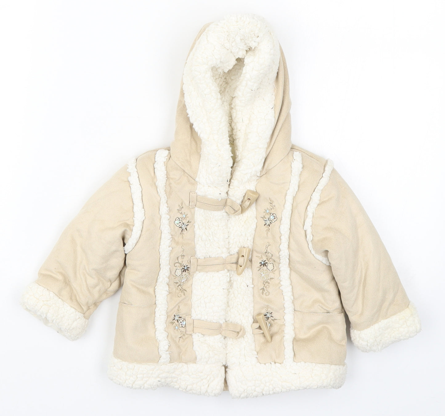 George Girls Beige   Jacket  Size 6-9 Months