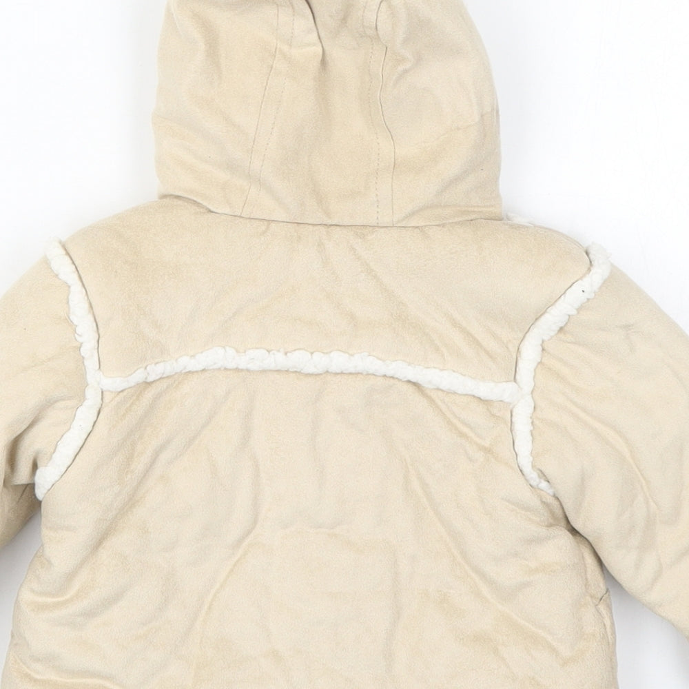 George Girls Beige   Jacket  Size 6-9 Months