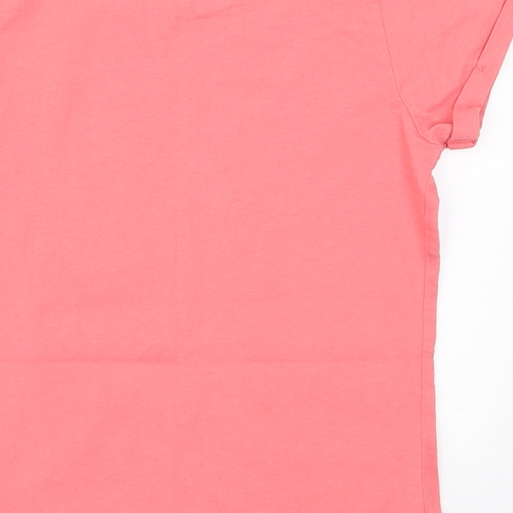 Primark Girls Pink   Basic T-Shirt Size 8-9 Years  - Believe in Yourself