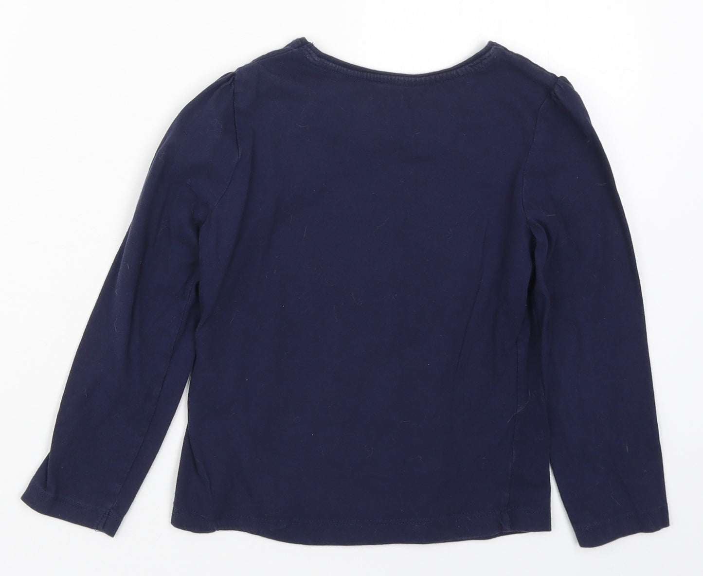Primark Girls Blue   Basic T-Shirt Size 6-7 Years  - Mummy's Little Princess