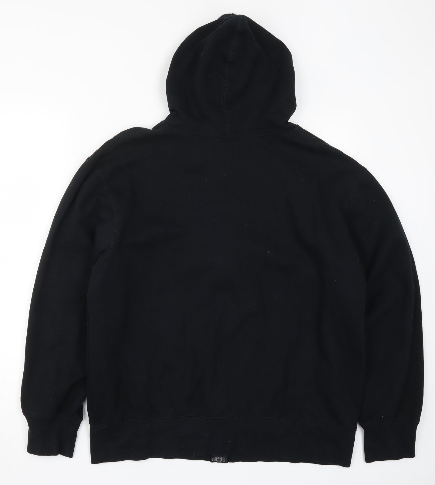 Cedar Wood State Mens Black   Full Zip Hoodie Size L