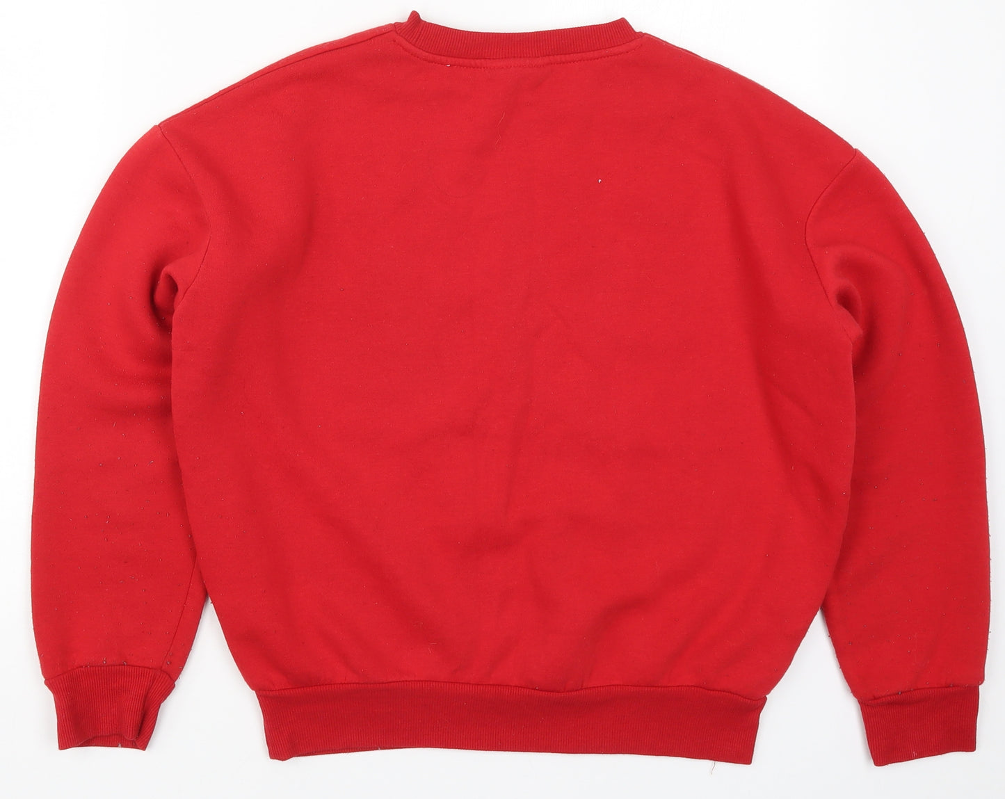 Primark Womens Red   Pullover Sweatshirt Size 6  - Mickey Mouse
