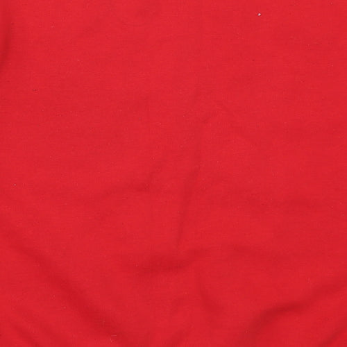 Primark Womens Red   Pullover Sweatshirt Size 6  - Mickey Mouse