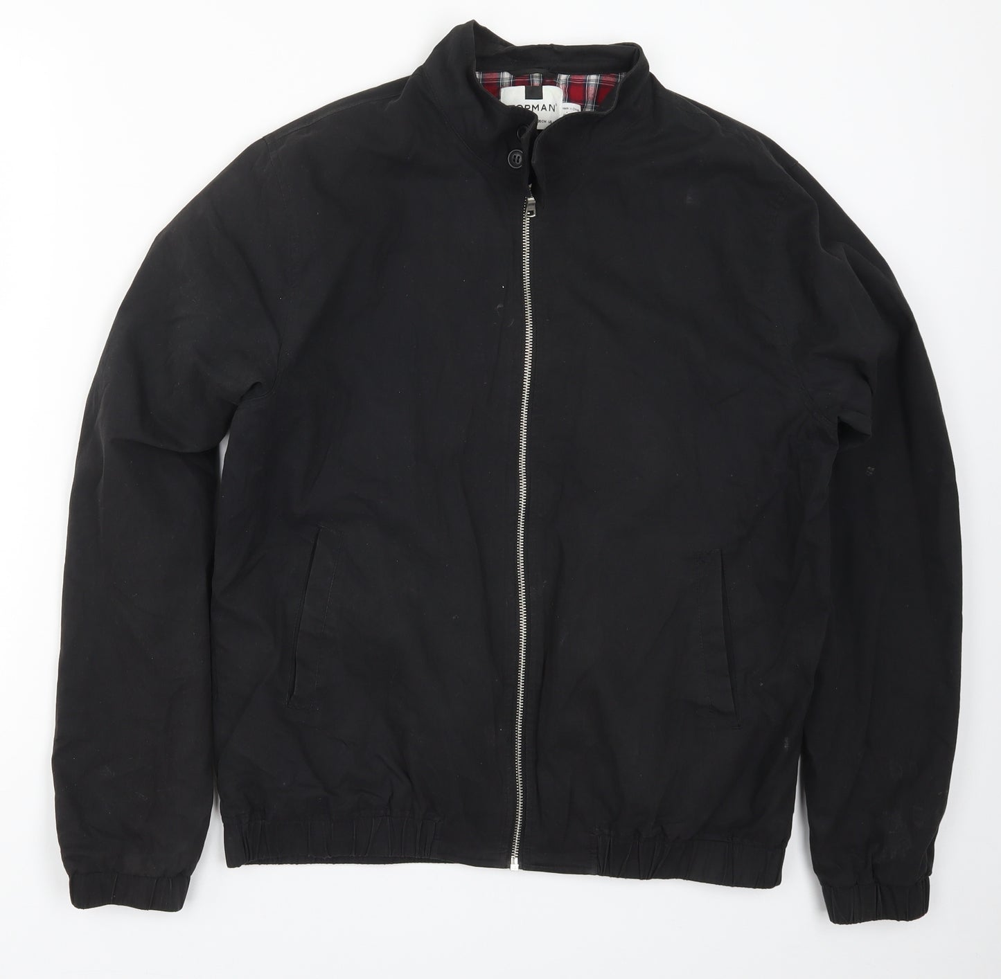 Topman Mens Black   Jacket  Size L