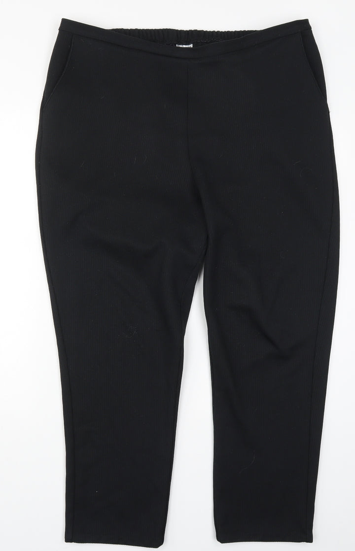 Damart Womens Black   Trousers  Size 38 in L27 in