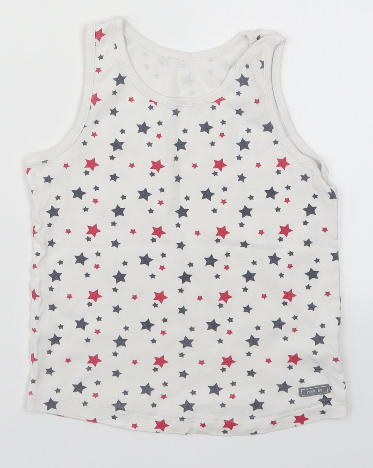 NEXT Boys Multicoloured   Basic Tank Size 7-8 Years  - Stars