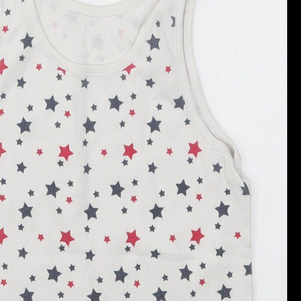 NEXT Boys Multicoloured   Basic Tank Size 7-8 Years  - Stars