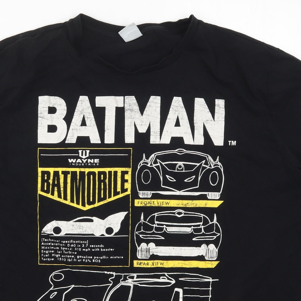 George Mens Black    T-Shirt Size 3XL  - Batman