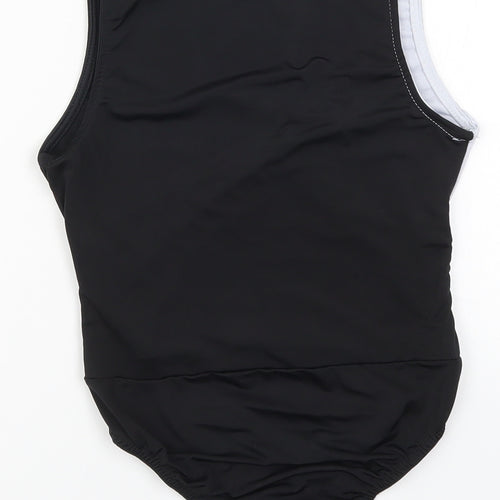 I SAW IT FIRST Womens Black   Bodysuit One-Piece Size 8  - Black and White