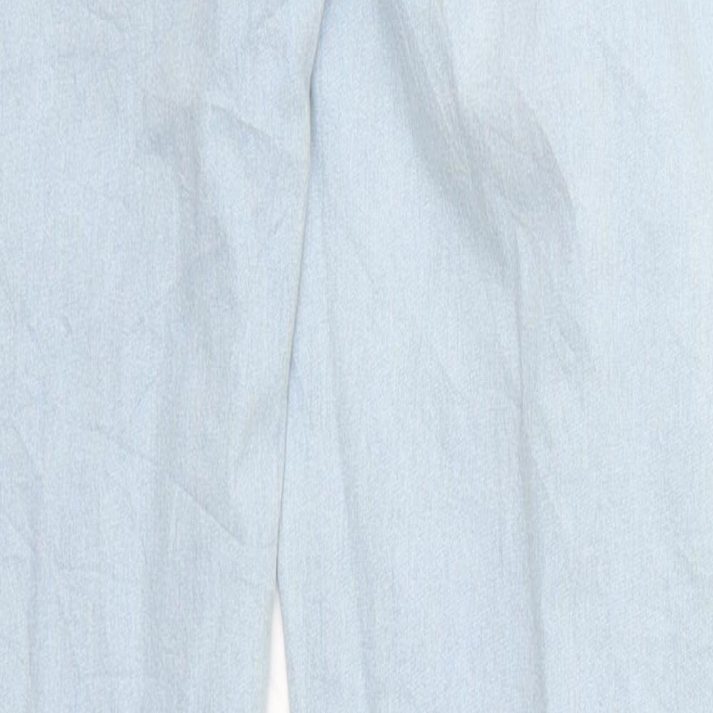 Preworn Womens Blue  Denim Skinny Jeans Size 12 L30 in