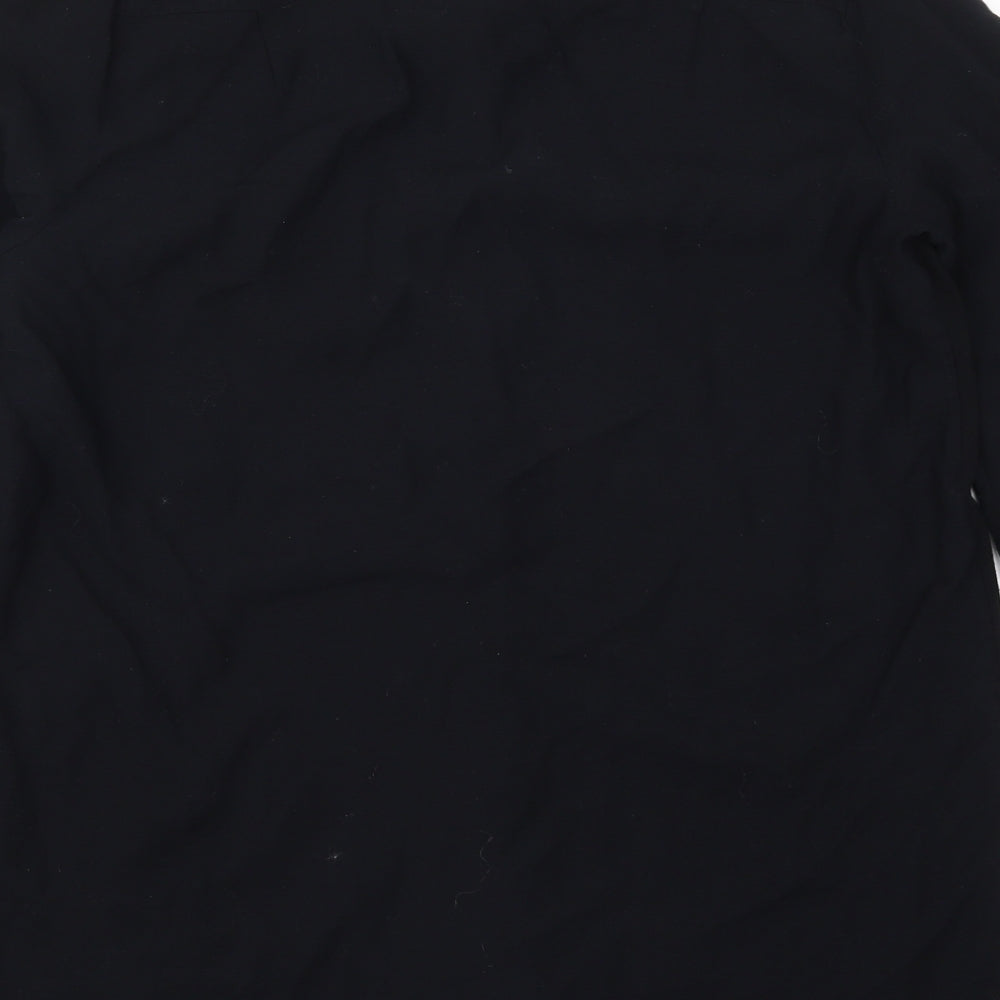 NEXT Womens Black   Basic Button-Up Size 18