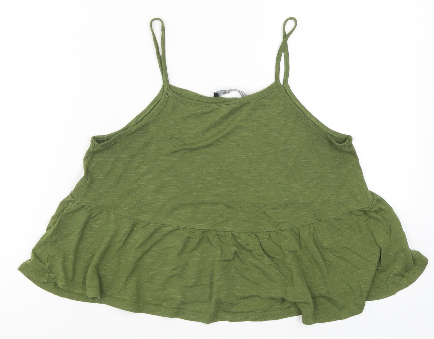 Select Womens Green   Basic Tank Size 10