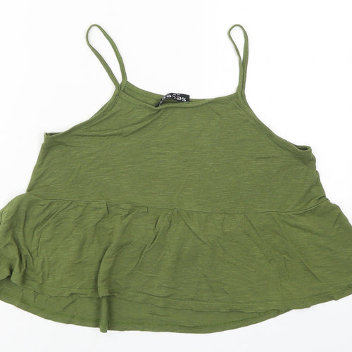 Select Womens Green   Basic Tank Size 10