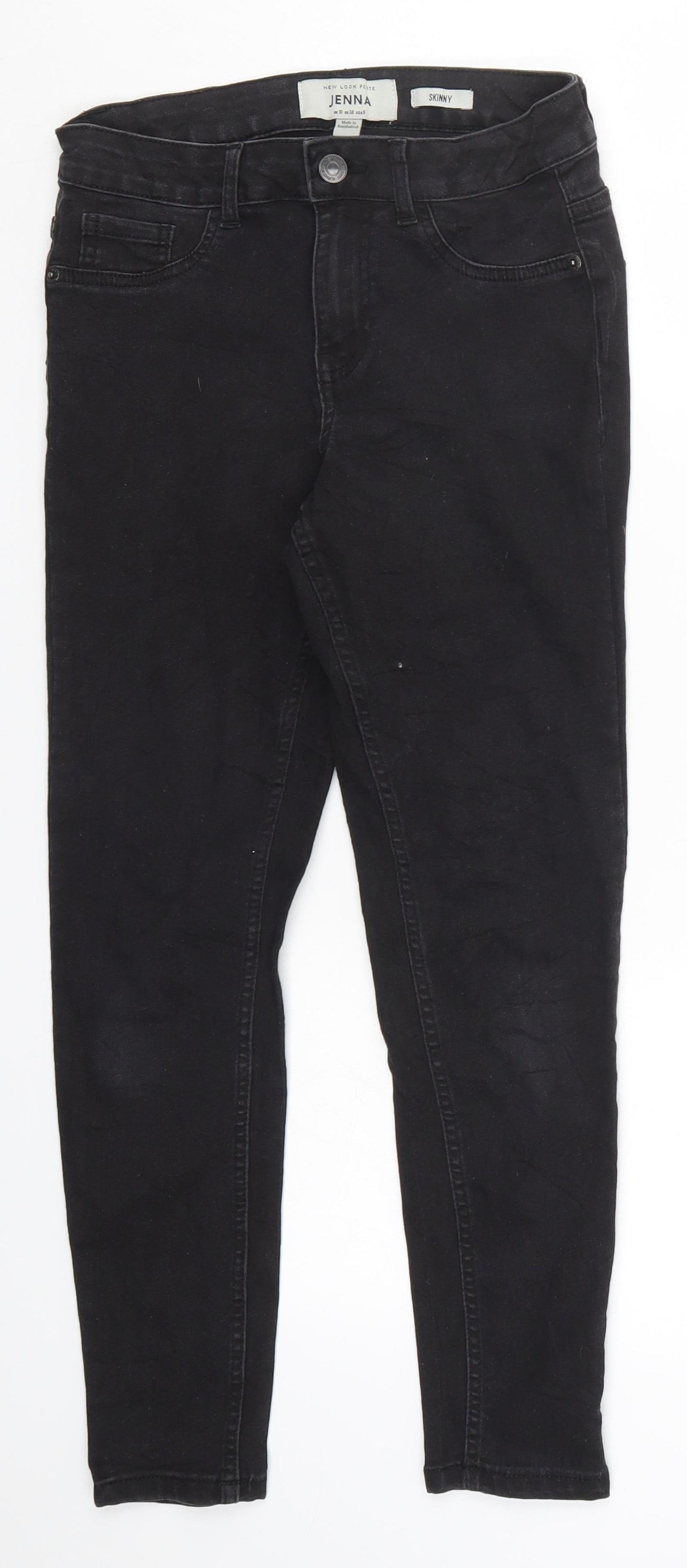 New Look Womens Black  Denim Skinny Jeans Size 10 L24 in