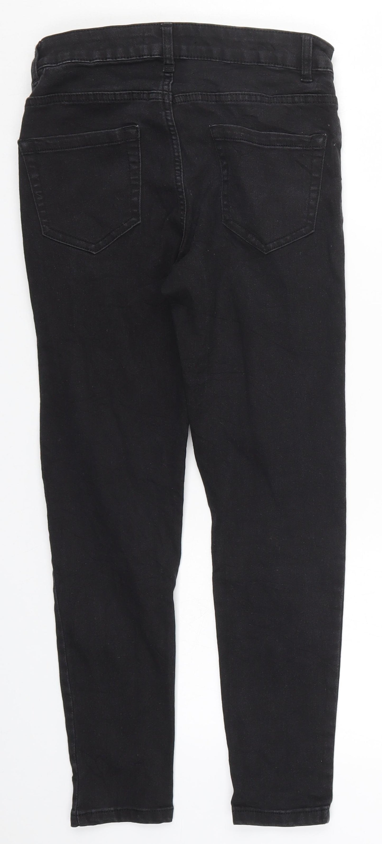 New Look Womens Black  Denim Skinny Jeans Size 10 L24 in