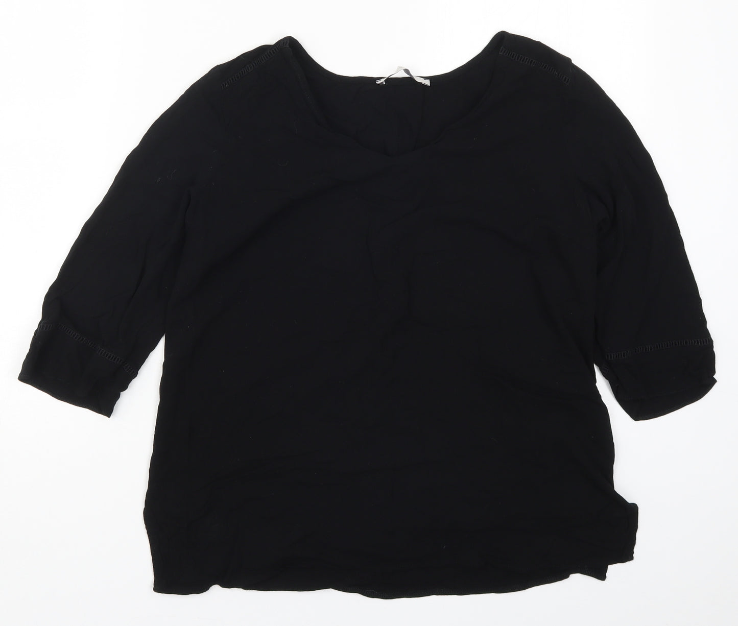 George Womens Black   Basic Blouse Size 16