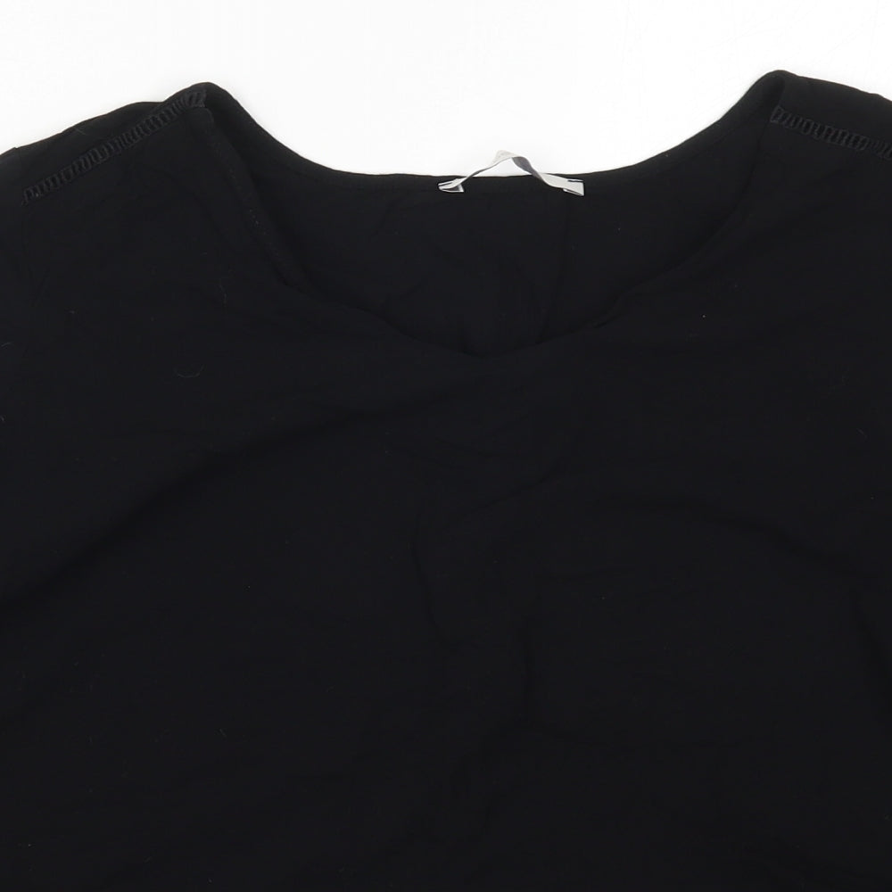 George Womens Black   Basic Blouse Size 16