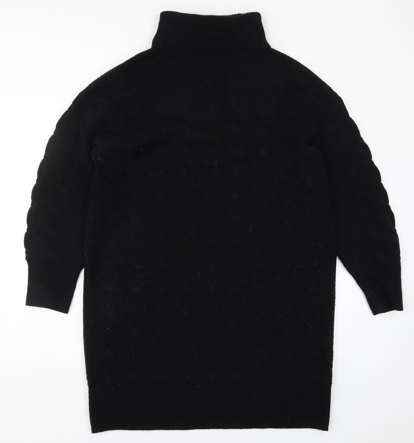 TU Womens Black  Knit Pullover Jumper Size 18
