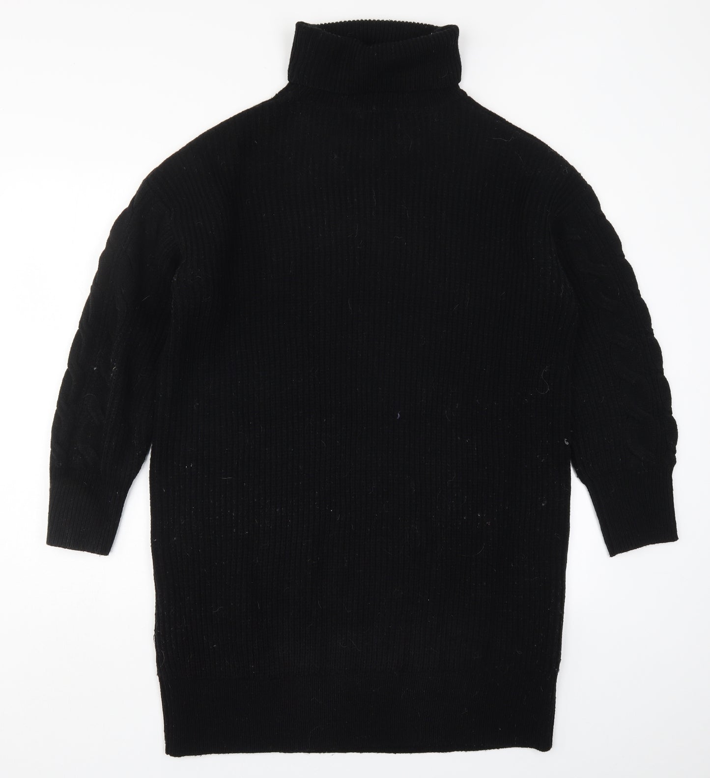 TU Womens Black  Knit Pullover Jumper Size 18