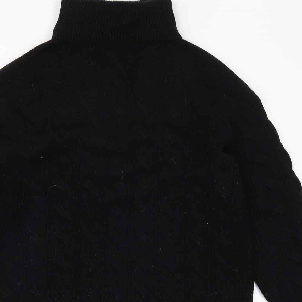 TU Womens Black  Knit Pullover Jumper Size 18