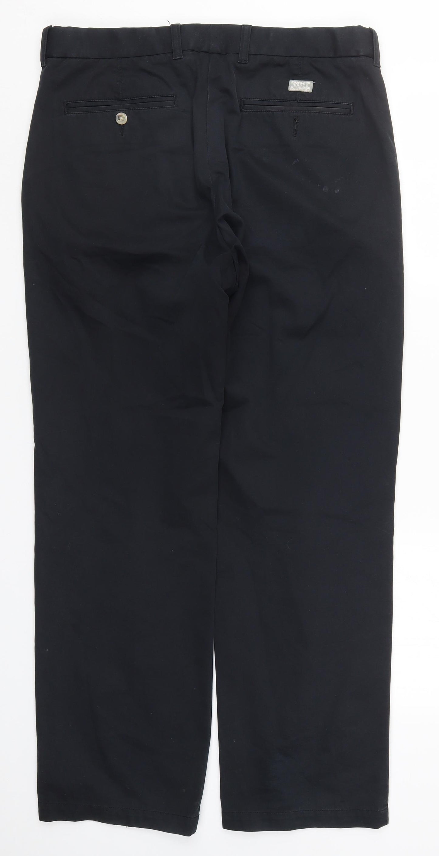 Marks and Spencer Mens Black   Trousers  Size 34 L31 in