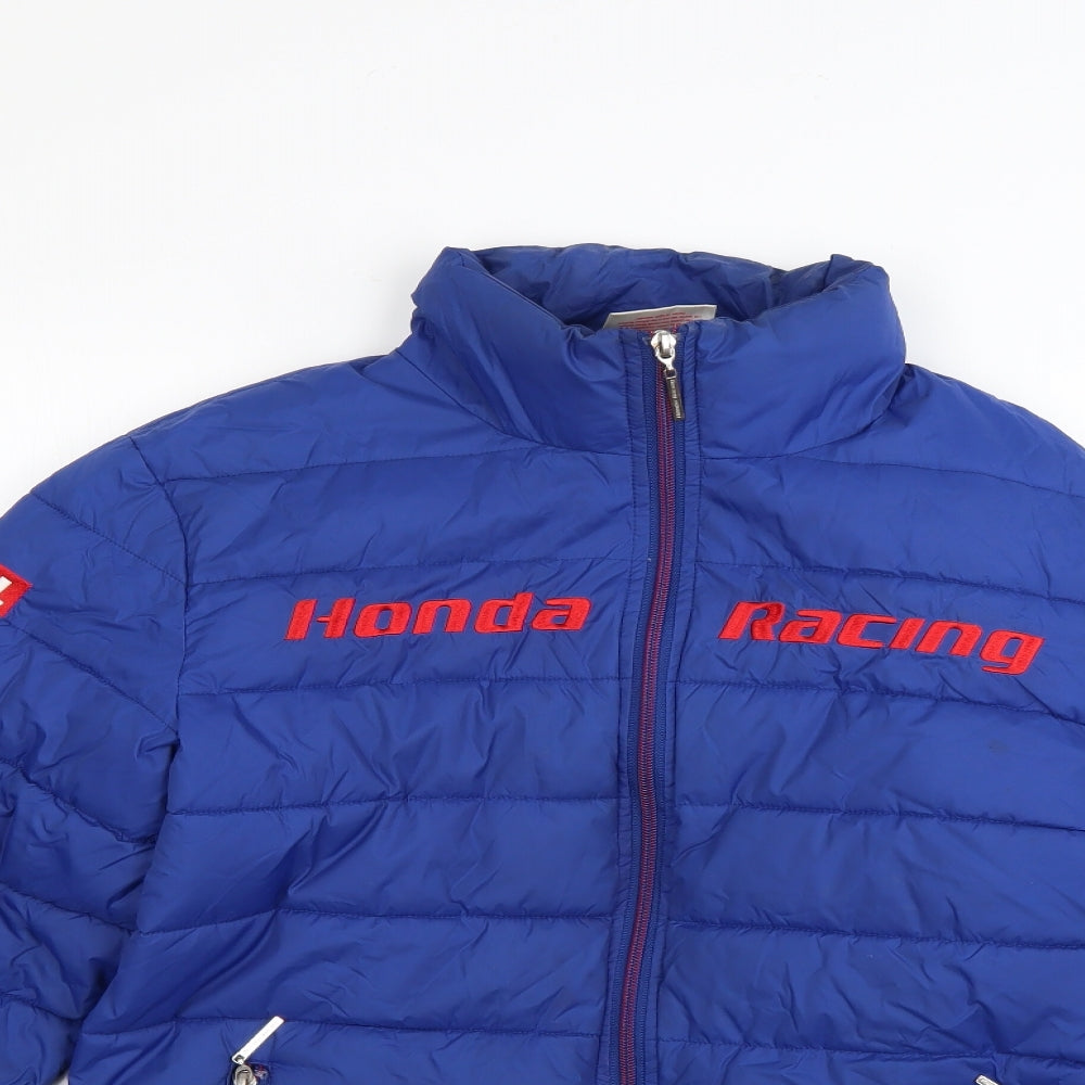 Honda Womens Blue   Rain Coat Coat Size S