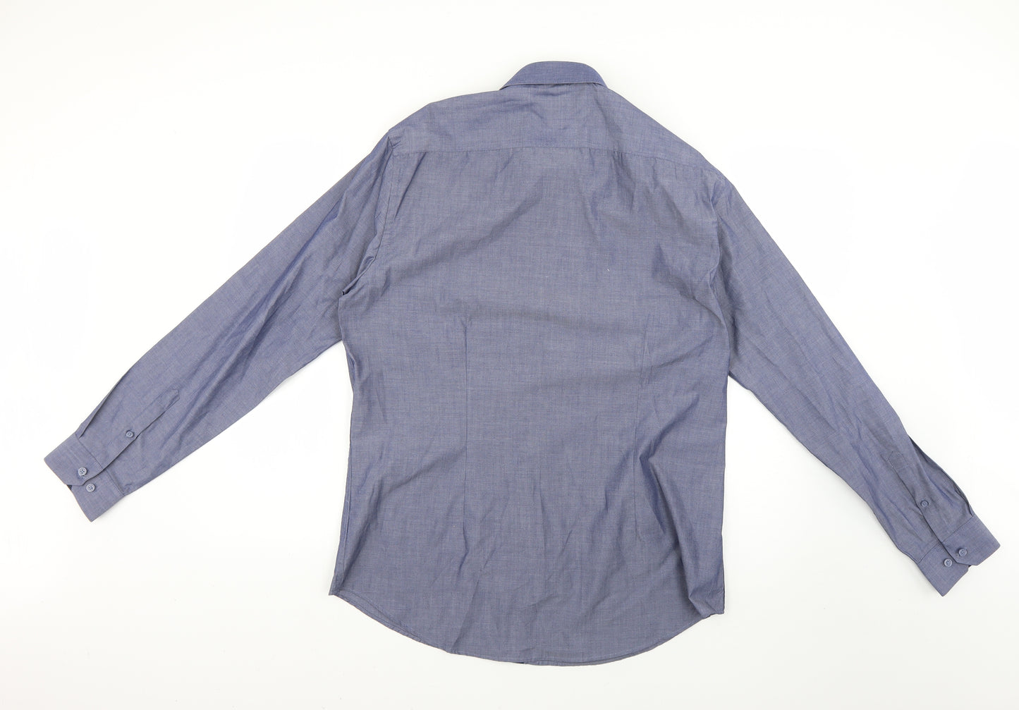 George Mens Blue    Dress Shirt Size 16.5