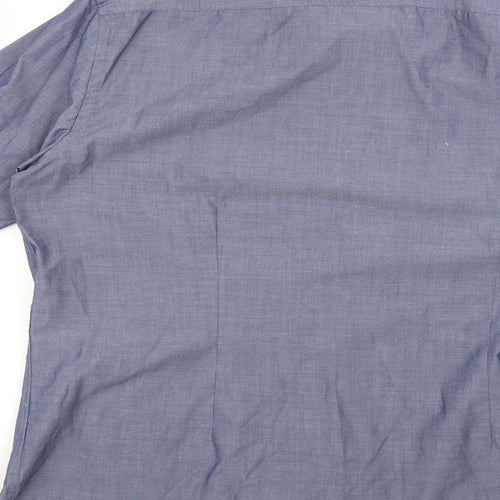 George Mens Blue    Dress Shirt Size 16.5