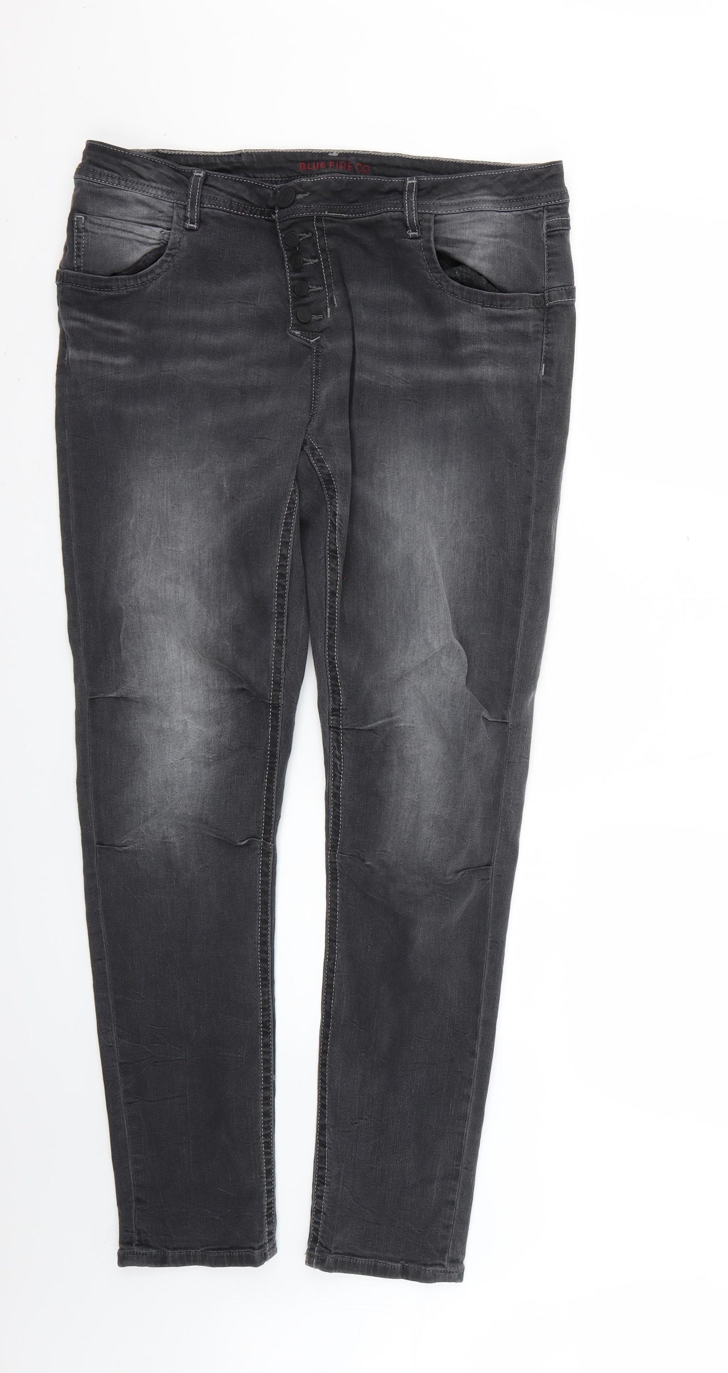 blue fire co Mens Grey   Skinny Jeans Size 31 L31 in