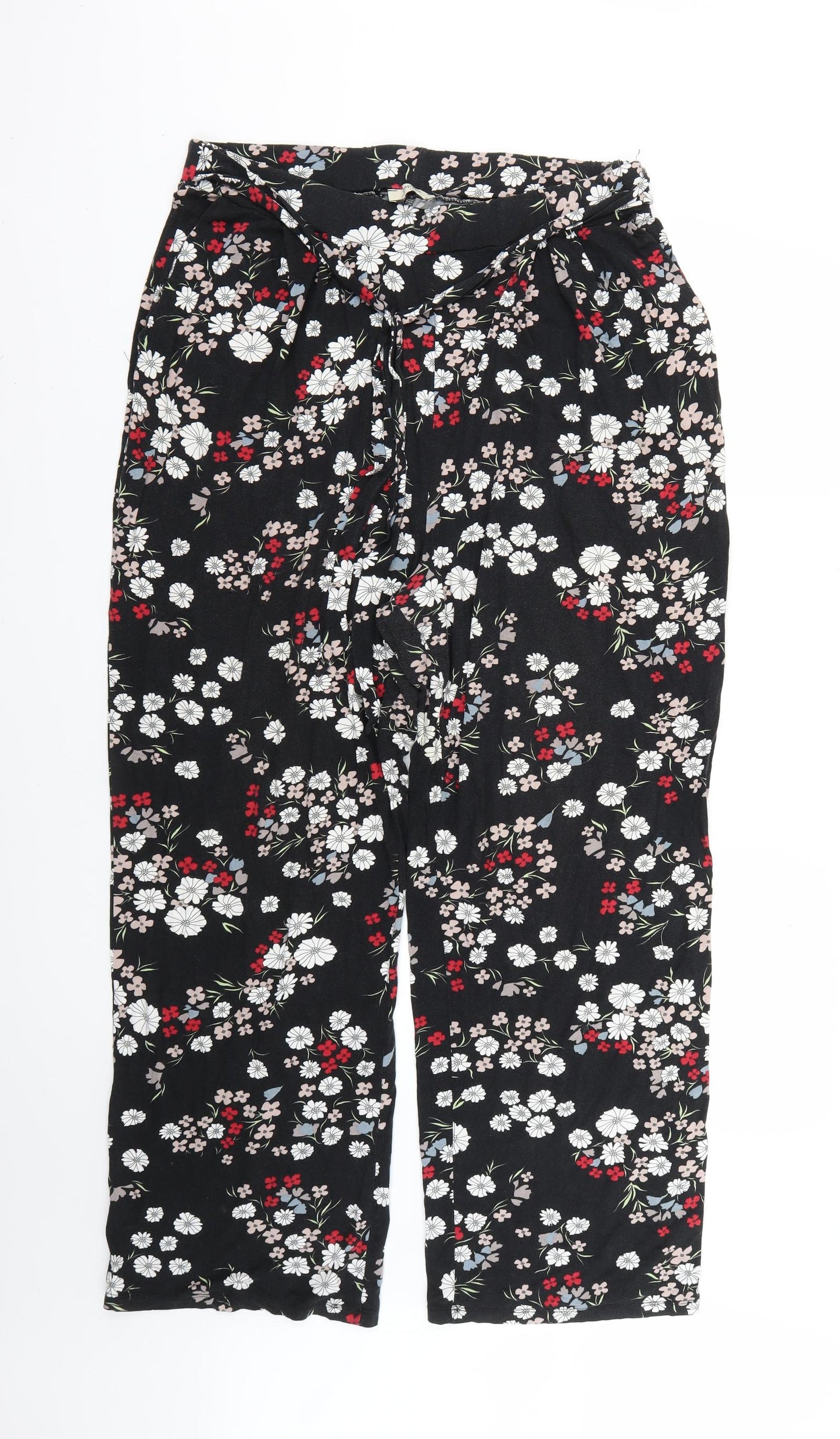 Matalan Womens Multicoloured Floral  Trousers  Size 18 L28 in
