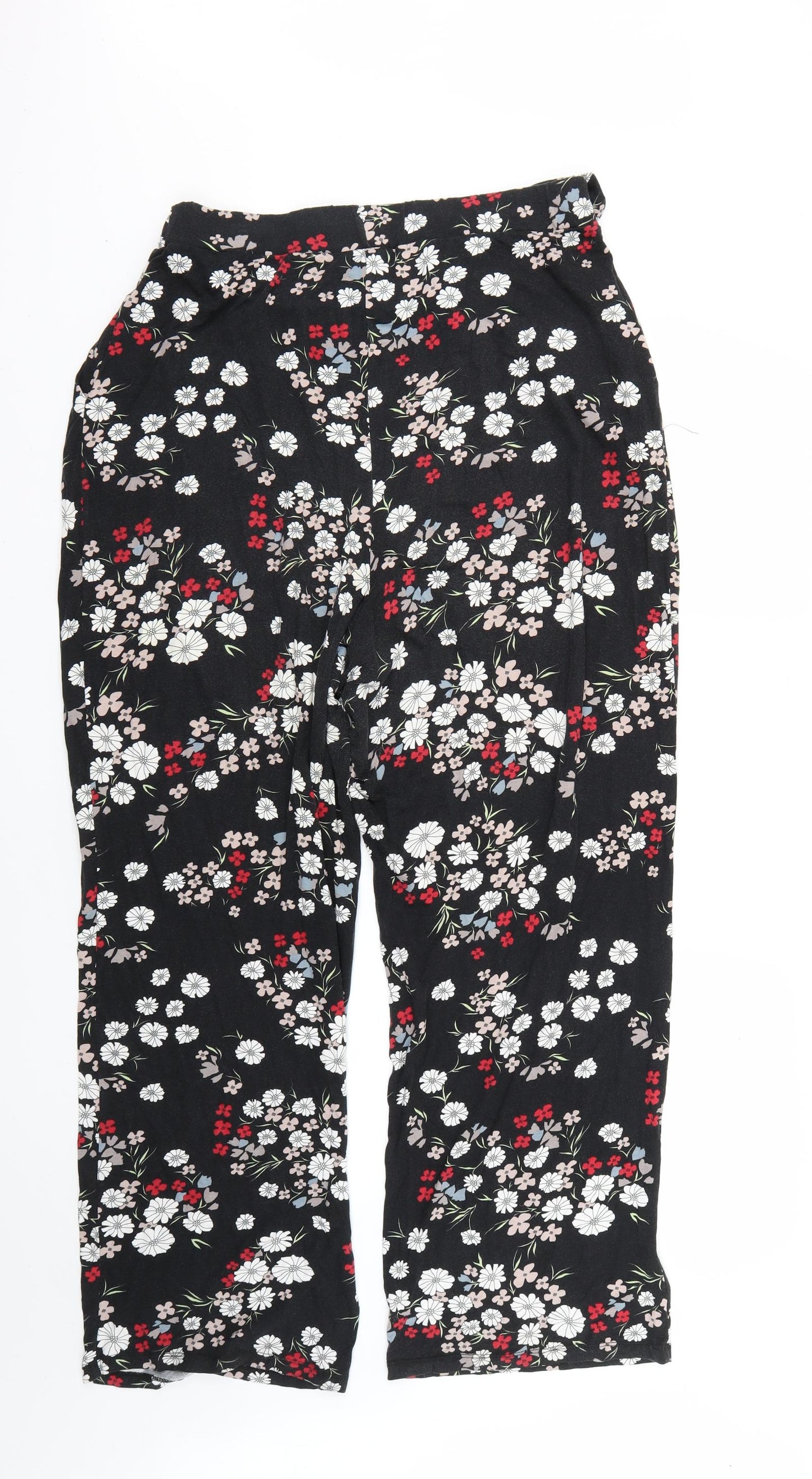 Matalan Womens Multicoloured Floral  Trousers  Size 18 L28 in