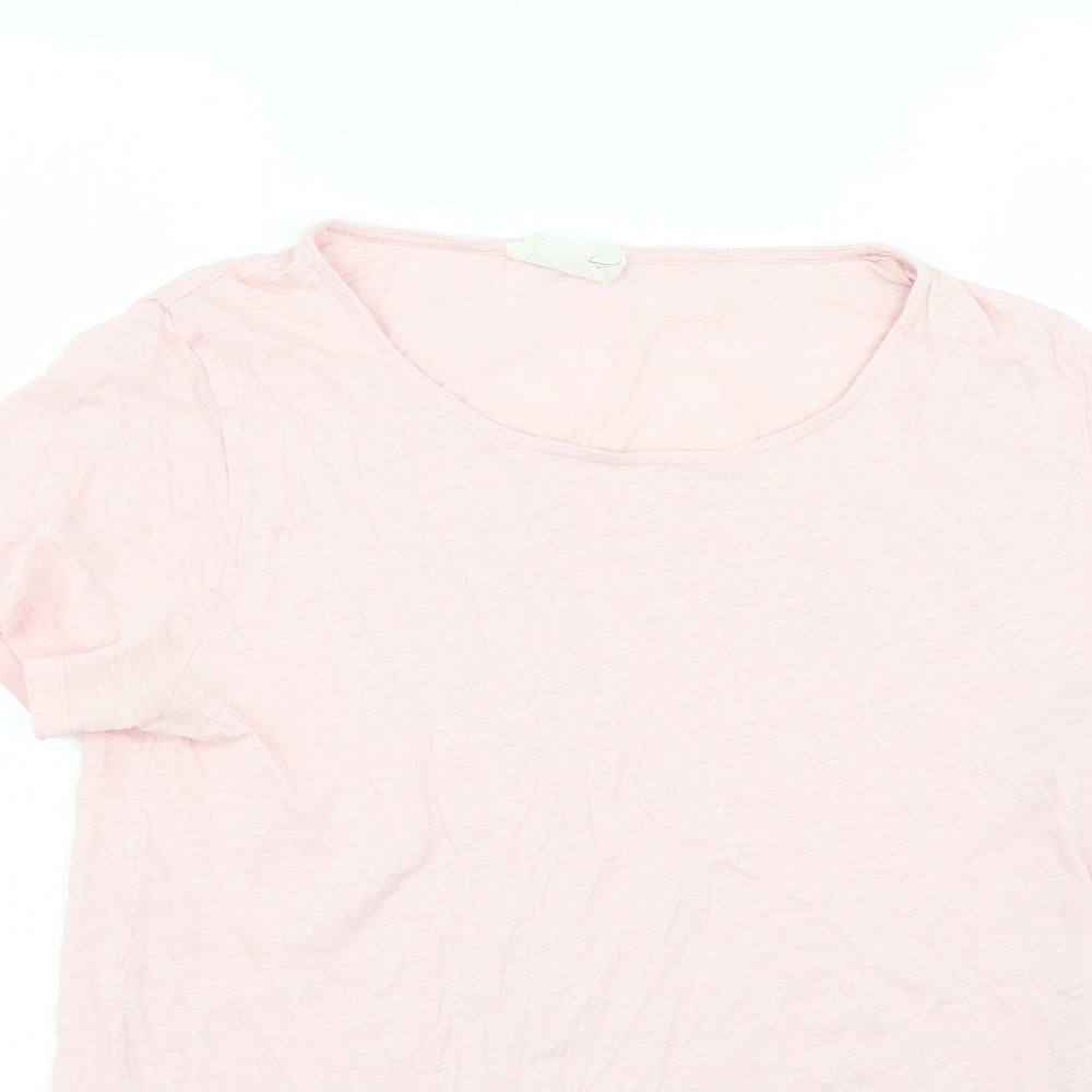 American Vintage Womens Pink   Basic T-Shirt Size S