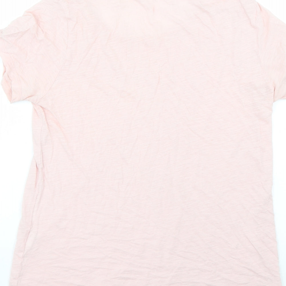 American Vintage Womens Pink   Basic T-Shirt Size S