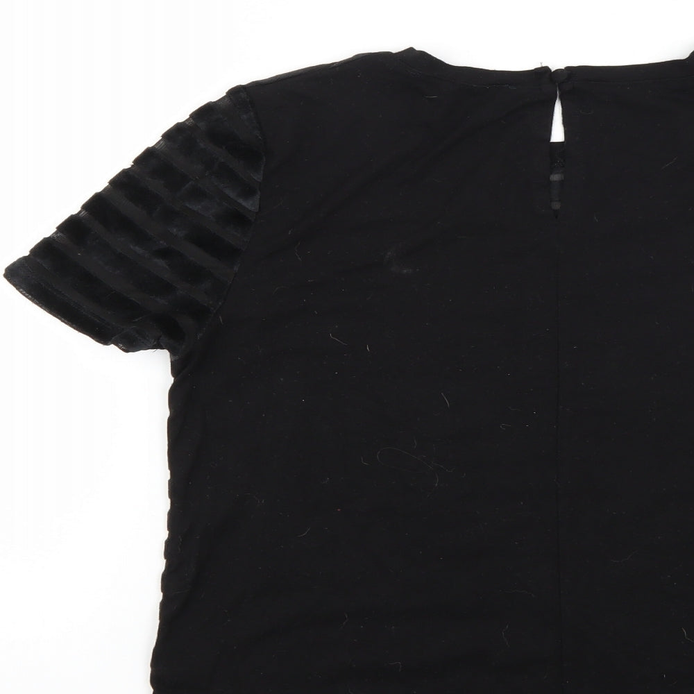 French Connection Womens Black   Basic T-Shirt Size M
