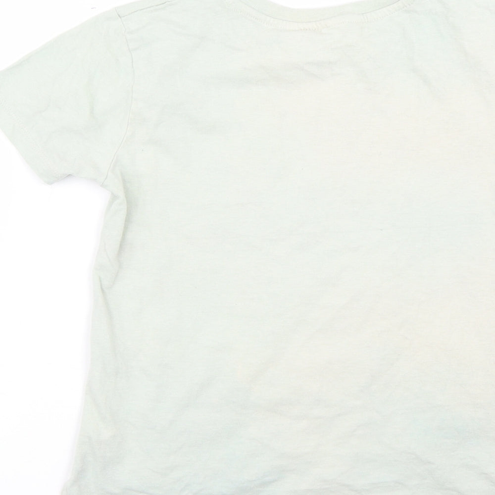 pep&co Boys Green   Basic T-Shirt Size 6-7 Years