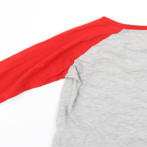 Matalan Boys Grey Geometric  Basic T-Shirt Size 5-6 Years