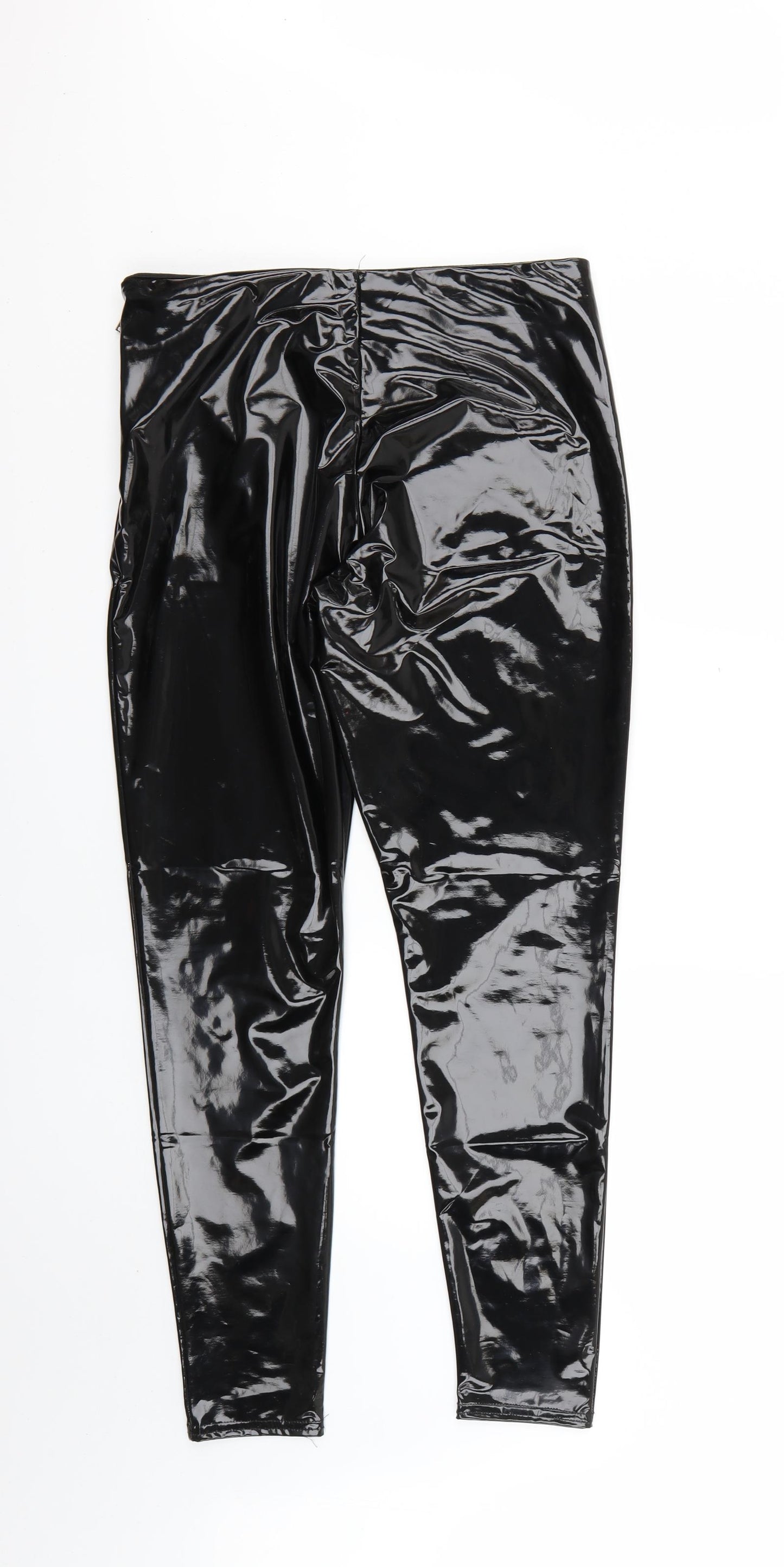 New Look Womens Black   Cropped Leggings Size 14 L28 in