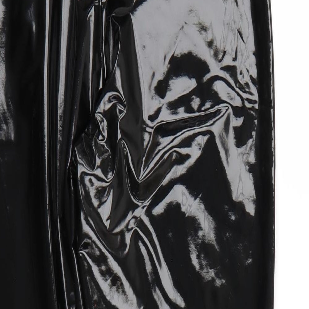 New Look Womens Black   Cropped Leggings Size 14 L28 in