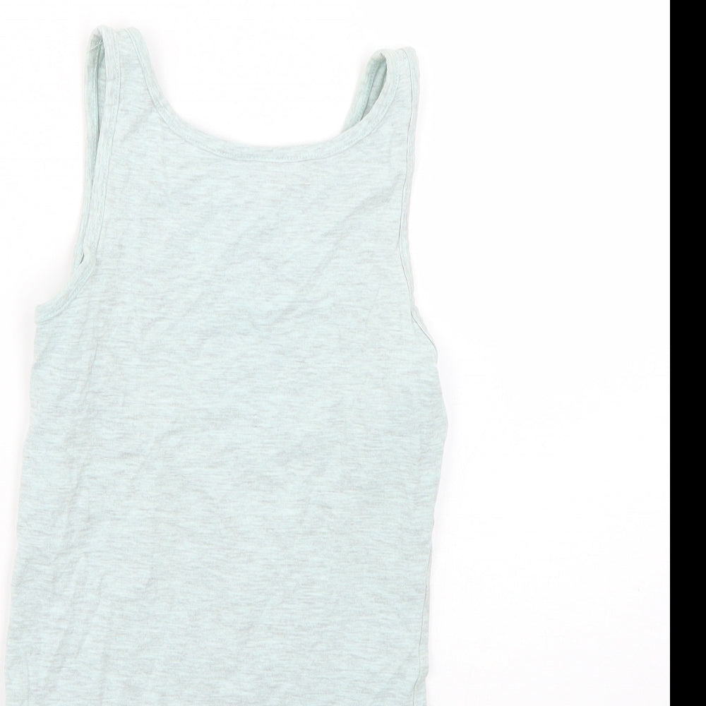 kidsworld Girls Blue   Basic T-Shirt Size 8-9 Years
