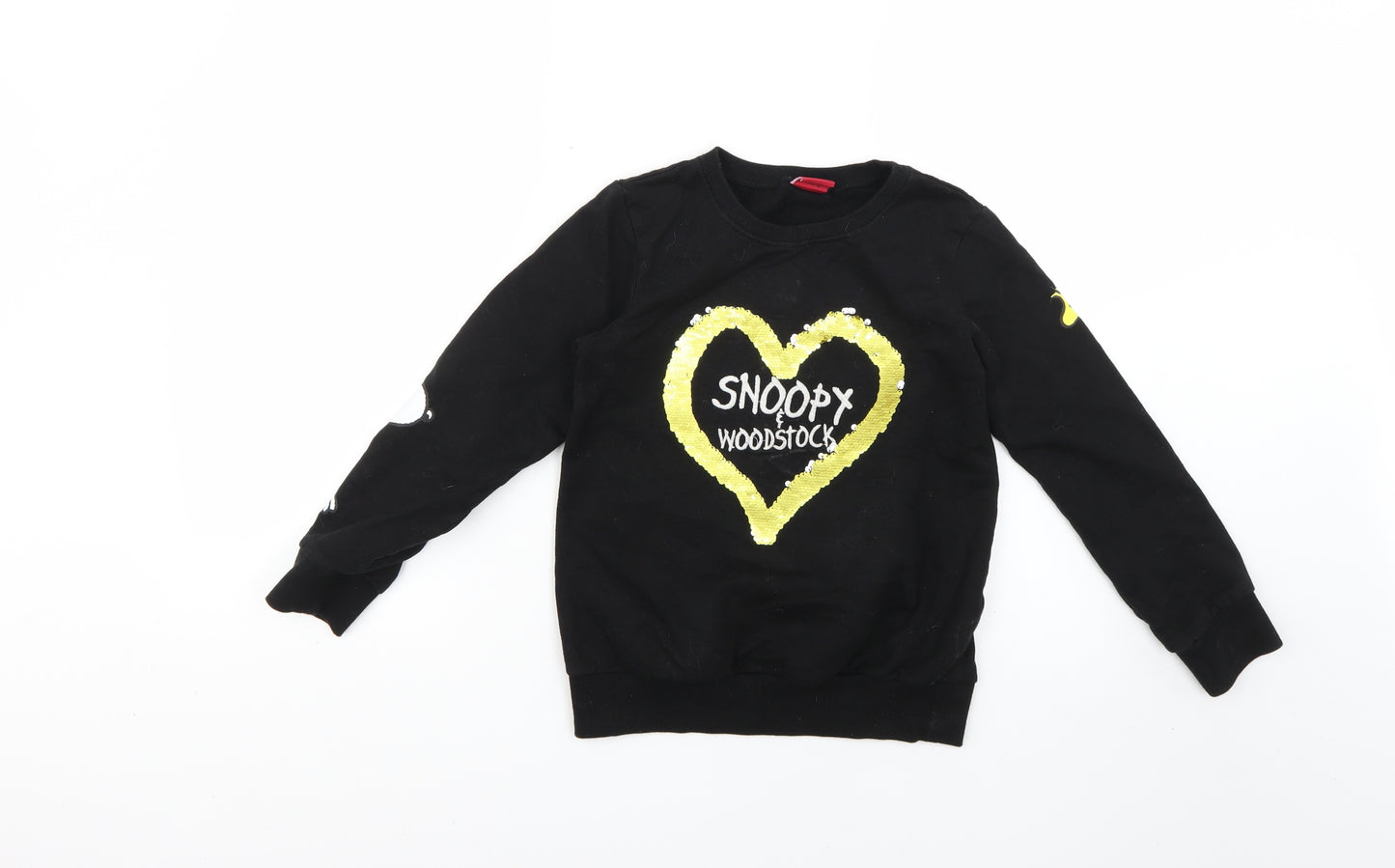 NEXT Girls Black   Pullover Jumper Size 9 Years